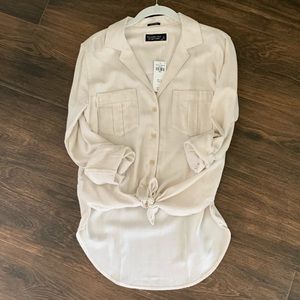 Abercrombie Soft Flannel Button Down NWT